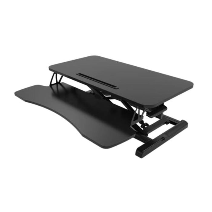 Ekkio Adjustable Standing Desk Riser With Gas Spring Black