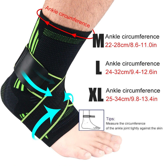 Elastic Compression Ankle Wraps for Basketball Football