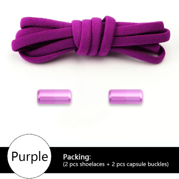 Elastic Sneakers Colourful Options no Tie Shoe Laces