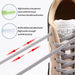No Tie Elastic Sneakers Flat Shoe Laces for Kids & Adults