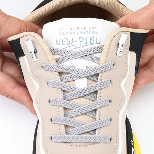 No Tie Elastic Sneakers Flat Shoe Laces for Kids & Adults