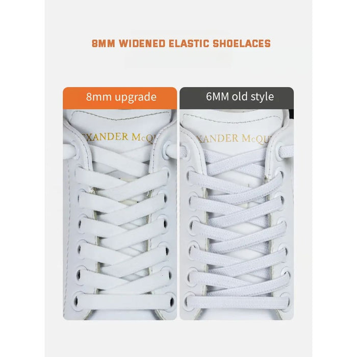 Elastic Sneakers Magnetic Lock Without 8mm Widened Flat