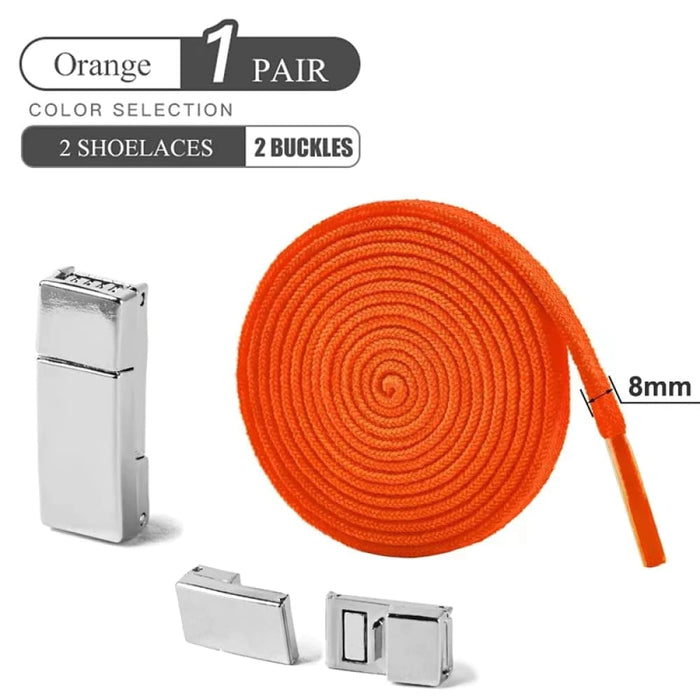 Elastic no Tie Shoe Laces with Magnetic Buckle