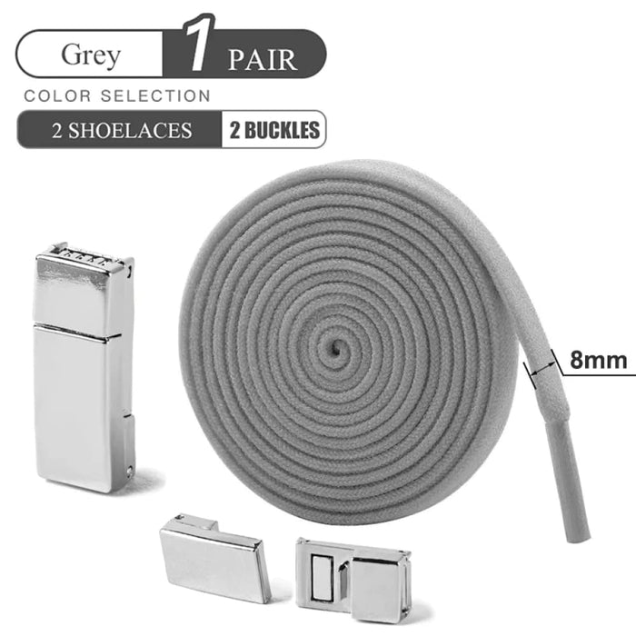 Elastic no Tie Shoe Laces with Magnetic Buckle