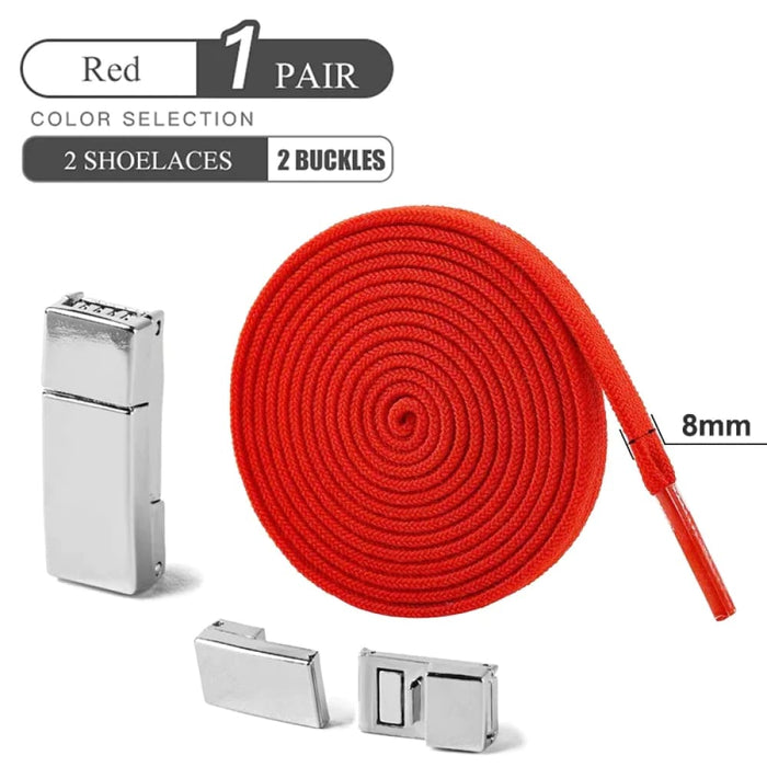 Elastic no Tie Shoe Laces with Magnetic Buckle
