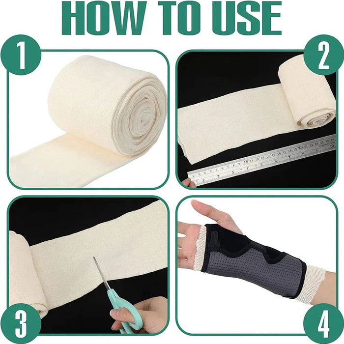 Elasticated Tubular Compression Bandage Roll for Tissue
