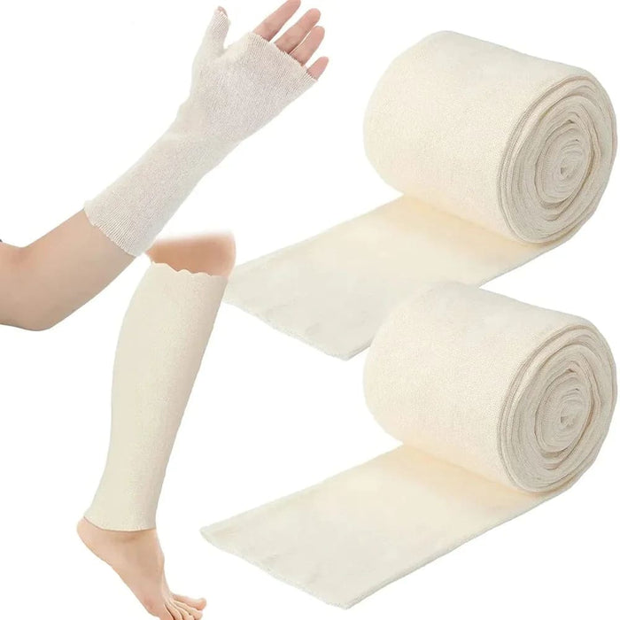 Elasticated Tubular Compression Bandage Roll for Tissue