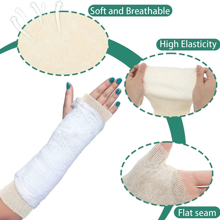 Elasticated Tubular Compression Bandage Roll for Tissue