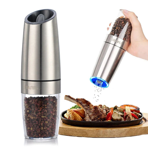 Electric Automatic Stainless Steel Salt And Pepper Mill
