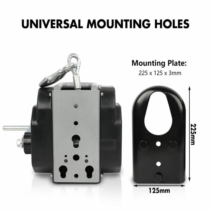 Electric Boat Winch 12v 6500lbs Portable Detachable Steel