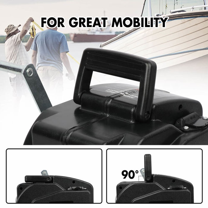 Electric Boat Winch 12v 6500lbs Portable Detachable Steel