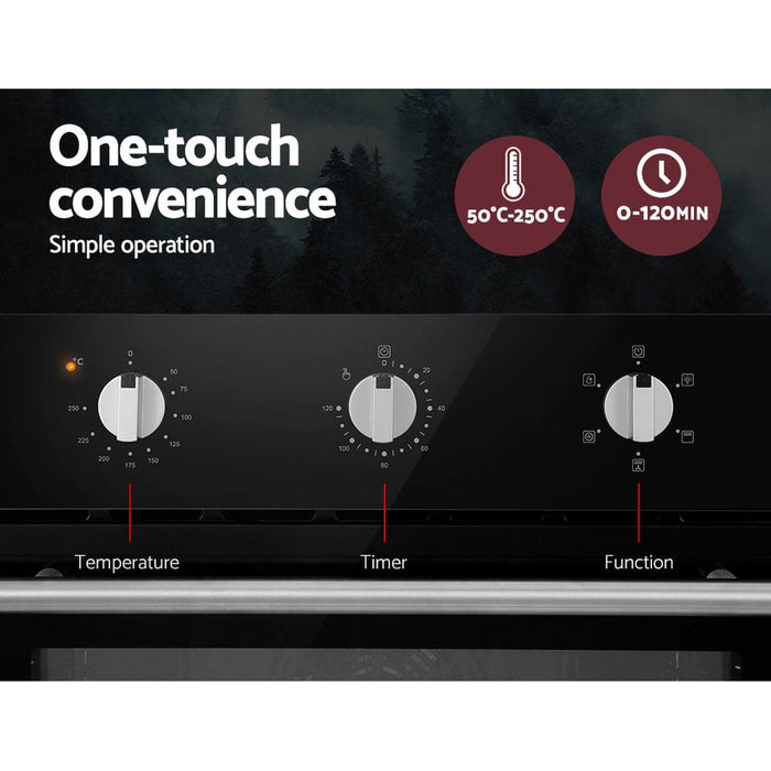 Electric Built in Wall Oven 60cm Convection Grill Ovens