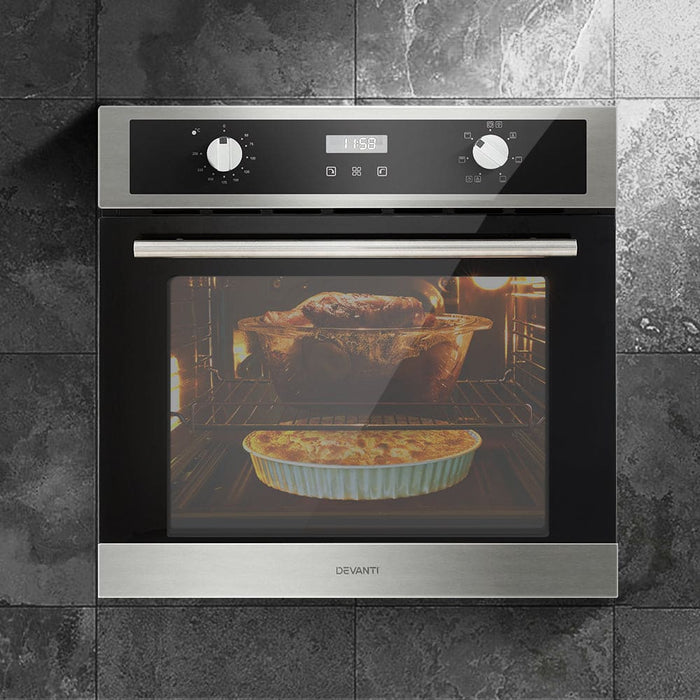 Electric Built In Wall Oven 80l Convection Grill Ovens