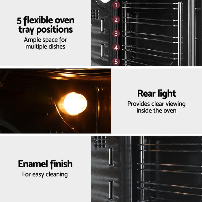 Electric Built In Wall Oven 80l Convection Grill Ovens