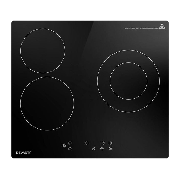 Electric Ceramic Cooktop 60cm Kitchen Cooker 4 Burner Hob