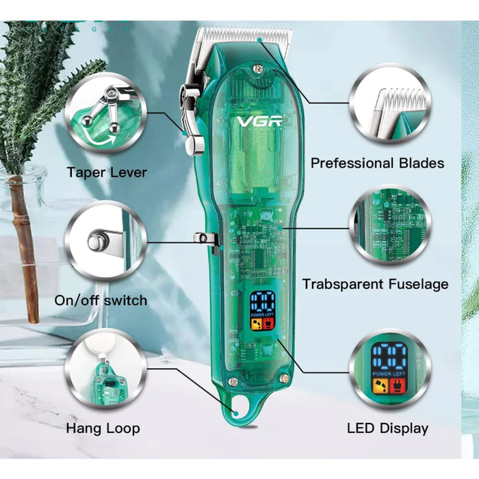Electric Cord/cordless Rechargeable Adjustable Hair Trimmer