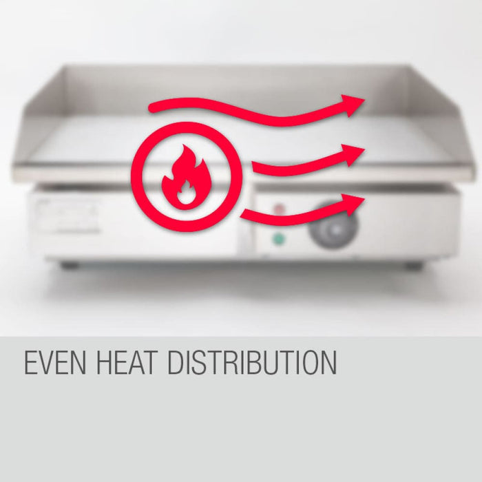 Electric Griddle Grill Bbq Hot Plate Commercial Stainless