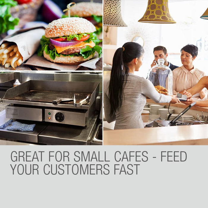 Electric Griddle Grill Bbq Hot Plate Commercial Stainless