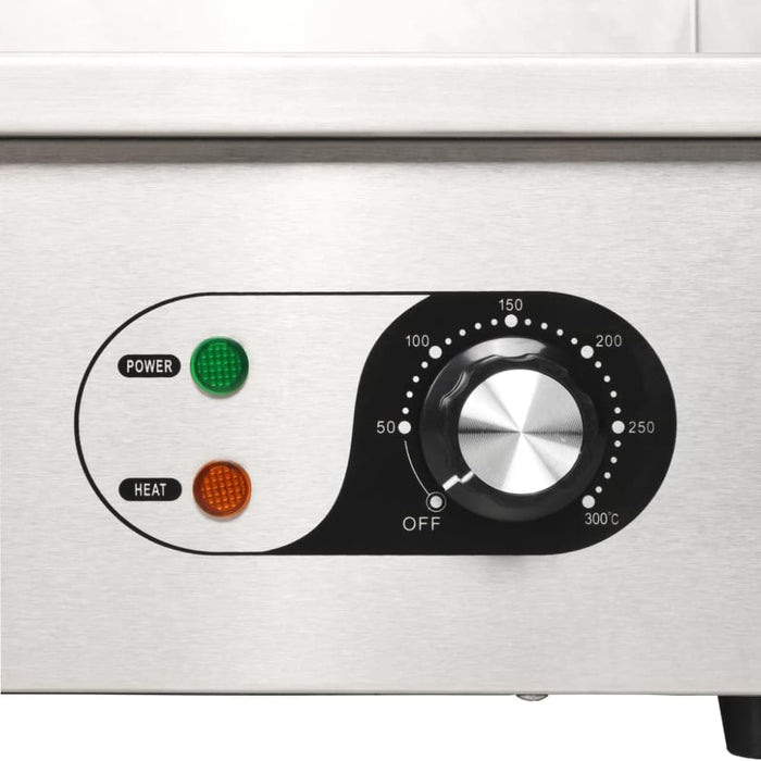 Electric Griddle Stainless Steel 4400 w 71x43x23,5 Cm Poxpx