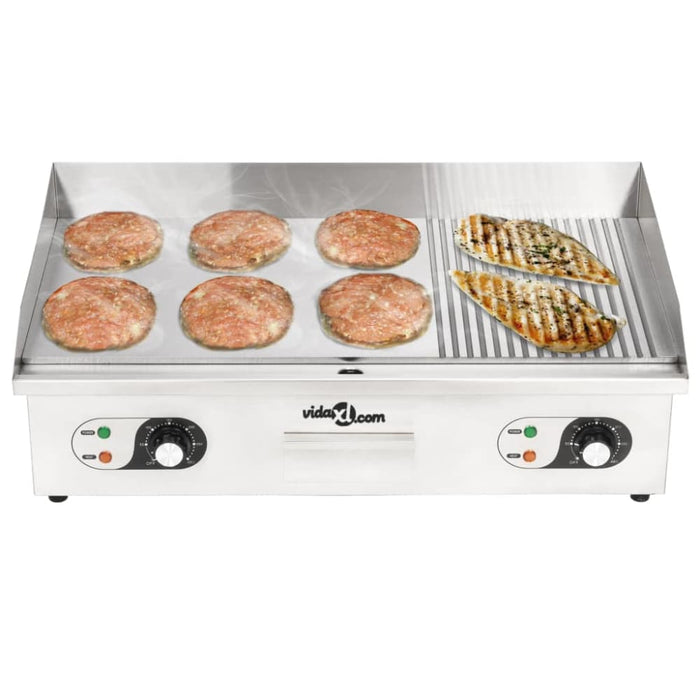 Electric Griddle Stainless Steel 4400 w 71x43x23,5 Cm Poxpx