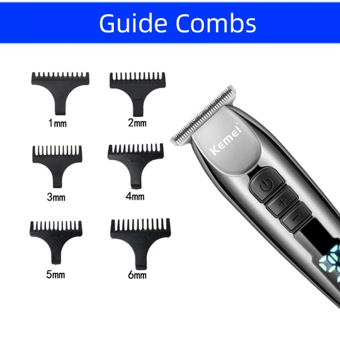 Lcd Electric Hair Clipper Professional Shaver Beard Barber