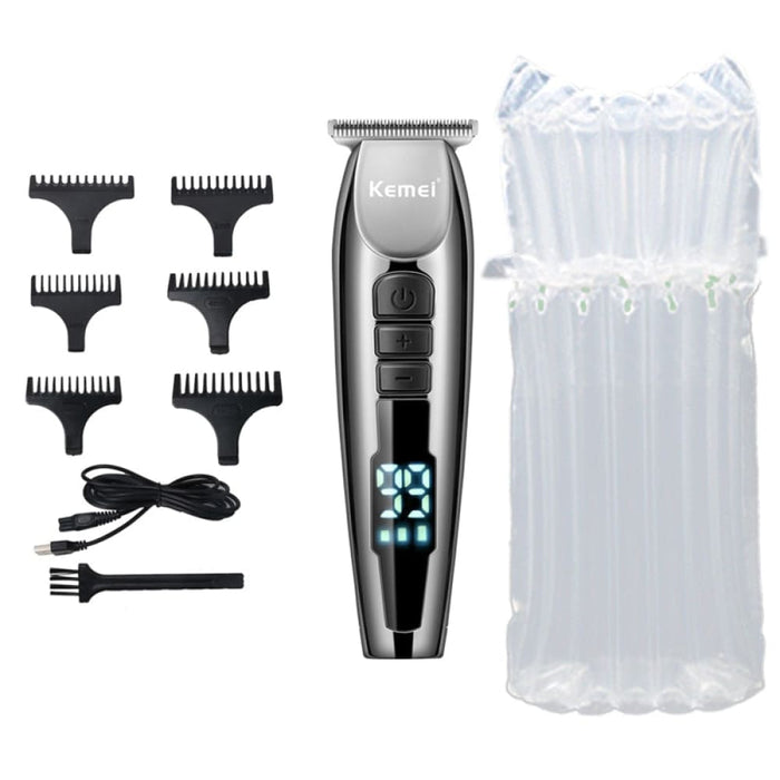 Lcd Electric Hair Clipper Professional Shaver Beard Barber