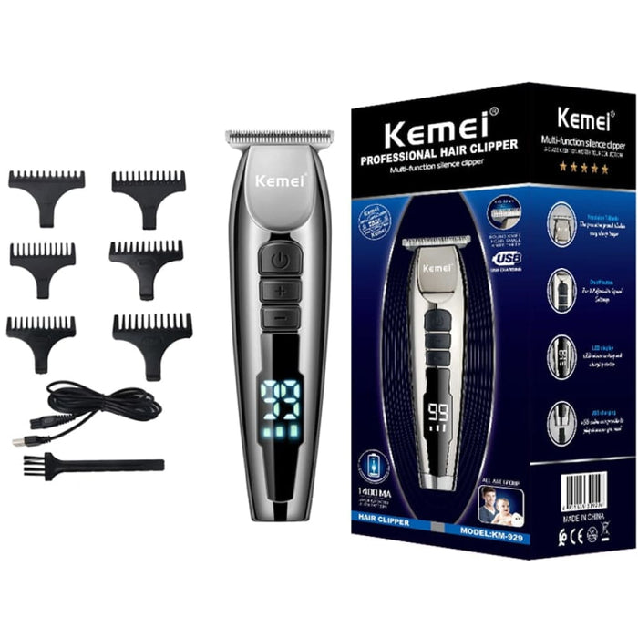 Lcd Electric Hair Clipper Professional Shaver Beard Barber