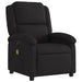 Electric Massage Recliner Chair Black Fabric Txbpaxl
