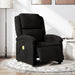 Electric Massage Recliner Chair Black Fabric Txbpaxl