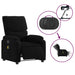 Electric Massage Recliner Chair Black Fabric Txbplka