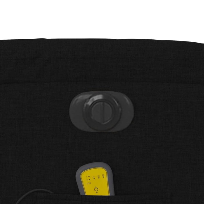 Electric Massage Recliner Chair Black Fabric Txbplka