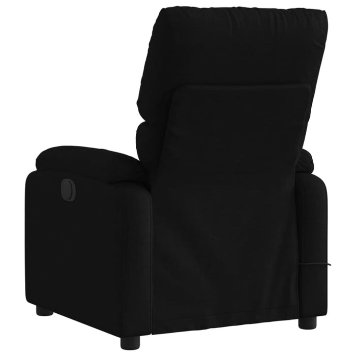 Electric Massage Recliner Chair Black Fabric Txbplka