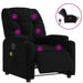 Electric Massage Recliner Chair Black Fabric Txbplxx