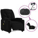 Electric Massage Recliner Chair Black Fabric Txbplxx