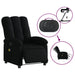 Electric Massage Recliner Chair Black Fabric Txbptka