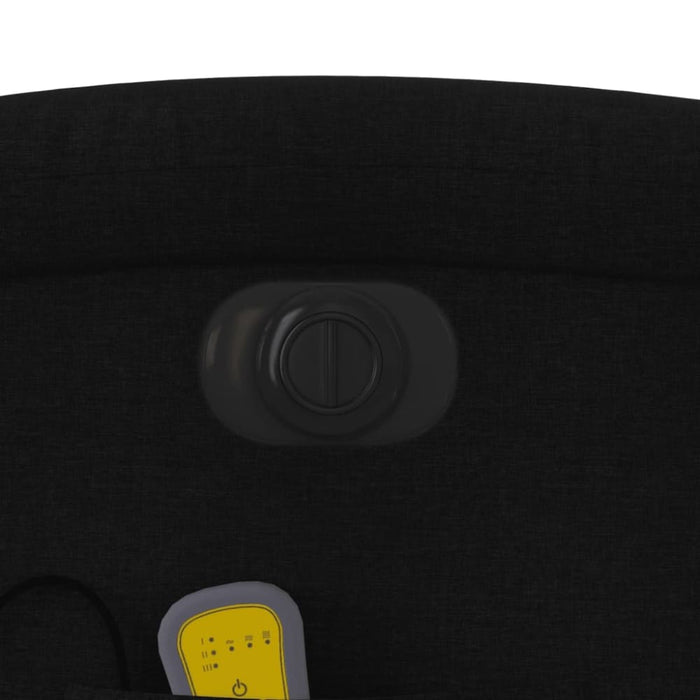 Electric Massage Recliner Chair Black Fabric Txbptka
