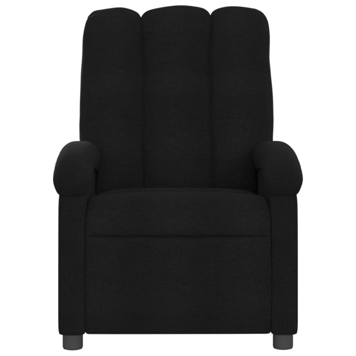 Electric Massage Recliner Chair Black Fabric Txbptka