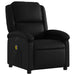 Electric Massage Recliner Chair Black Faux Leather Txbpapt