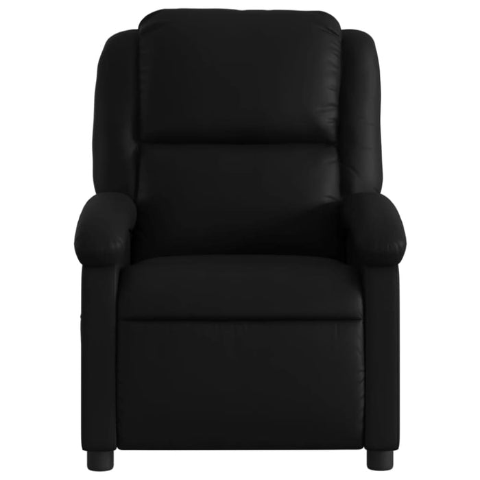 Electric Massage Recliner Chair Black Faux Leather Txbpapt