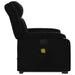 Electric Massage Recliner Chair Black Faux Leather Txbpill