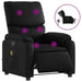 Electric Massage Recliner Chair Black Faux Leather Txbpioa