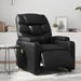 Electric Massage Recliner Chair Black Faux Leather Txbplak