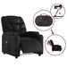 Electric Massage Recliner Chair Black Faux Leather Txbplak