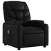 Electric Massage Recliner Chair Black Faux Leather Txbplak