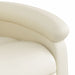 Electric Massage Recliner Chair Cream Faux Leather Txbpapa