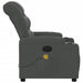 Electric Massage Recliner Chair Dark Grey Fabric Txblnpp