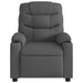 Electric Massage Recliner Chair Dark Grey Fabric Txblnpp