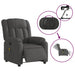Electric Massage Recliner Chair Dark Grey Fabric Txbpinp