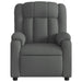 Electric Massage Recliner Chair Dark Grey Fabric Txbpinp