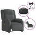 Electric Massage Recliner Chair Dark Grey Fabric Txbpipl